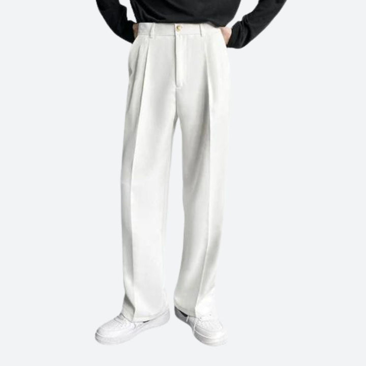Men's Classic Straight Pants, Tailored Fit