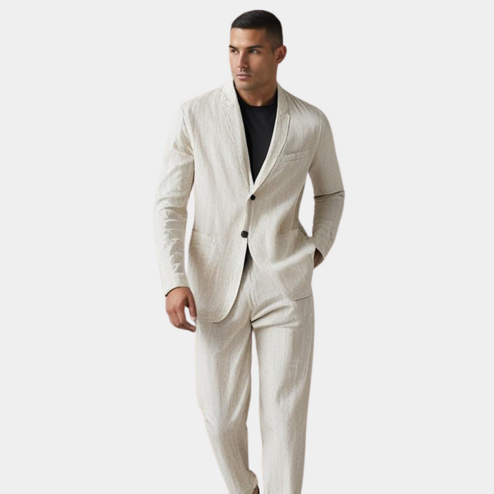 Classic Men's Wedding Suit, Light Fabric