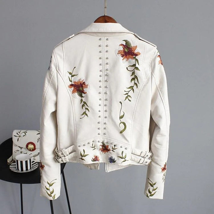 Alexa™ - Cropped Jacket with Floral Print