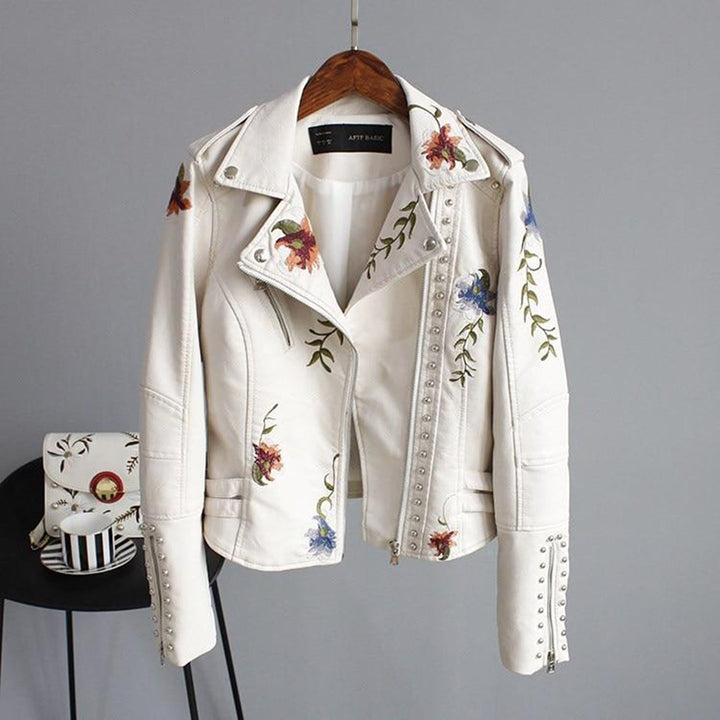 Alexa™ - Cropped Jacket with Floral Print