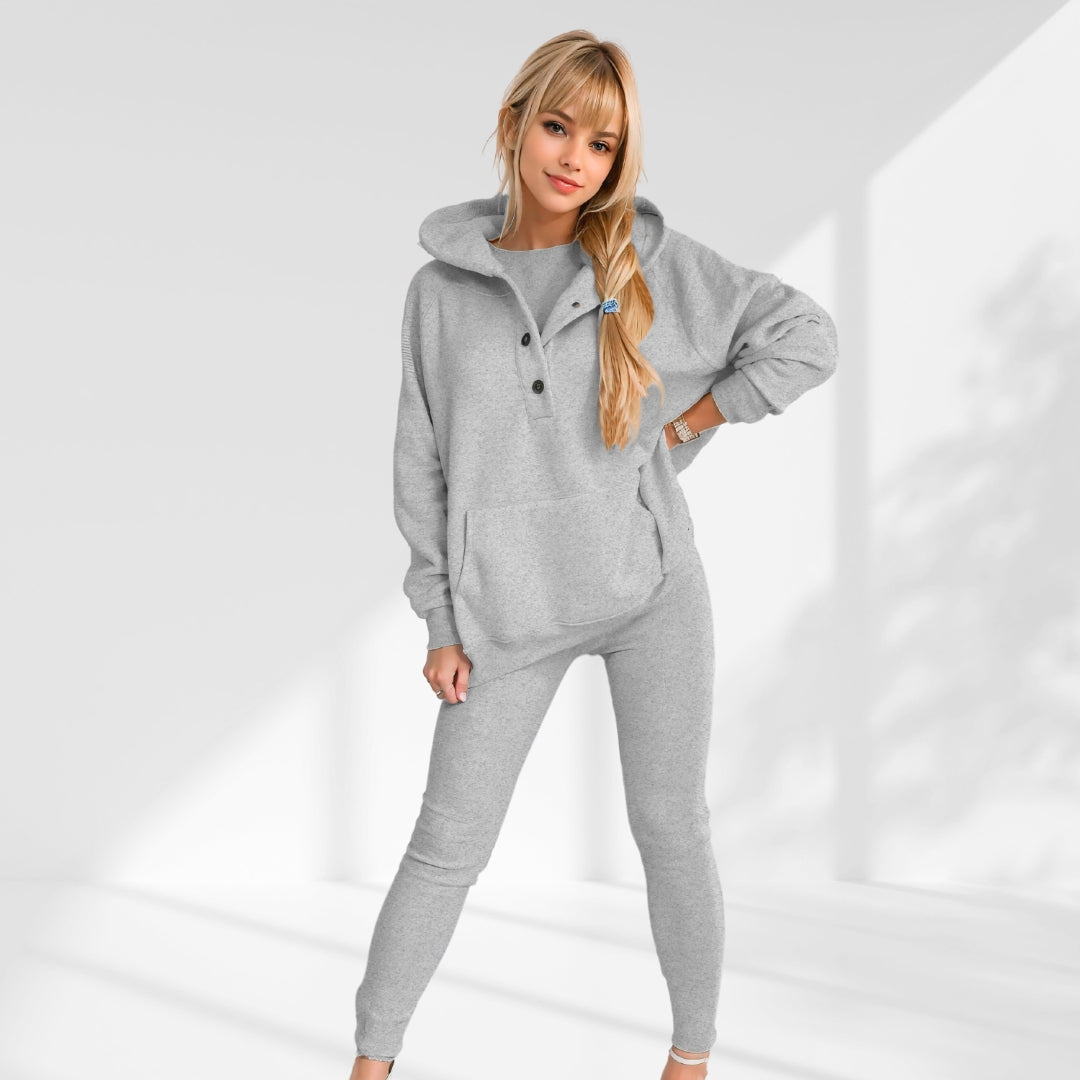 Snap-Fit Hoodie Set Cairns Closet