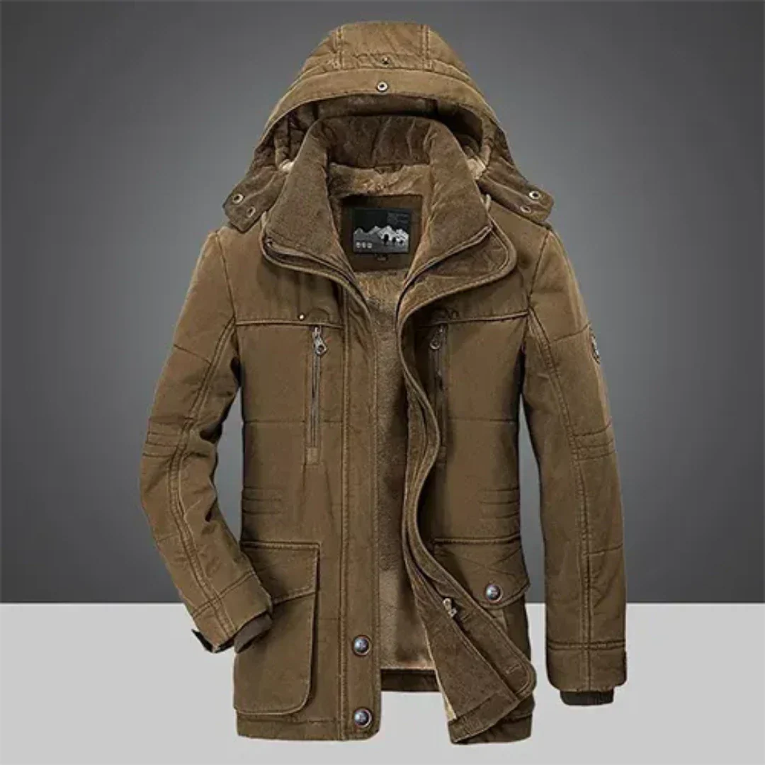Veste d'hiver classique à capuche pour homme | Chaleur isolée