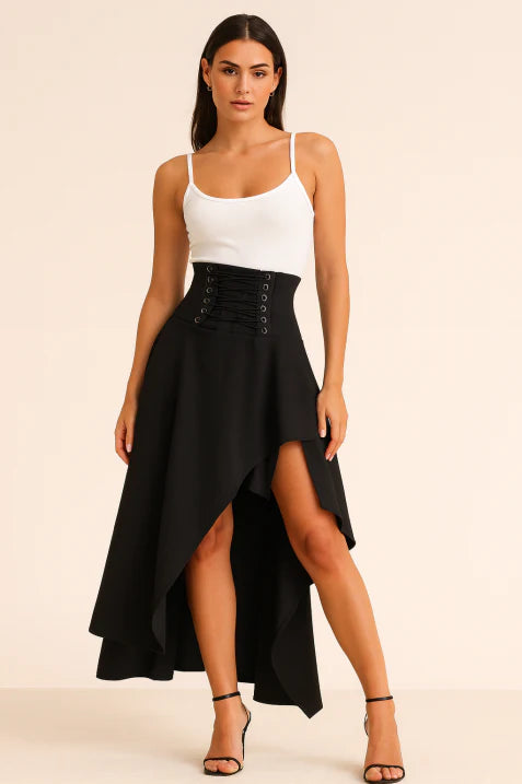 Chic Women's Long Skirt, Flowy