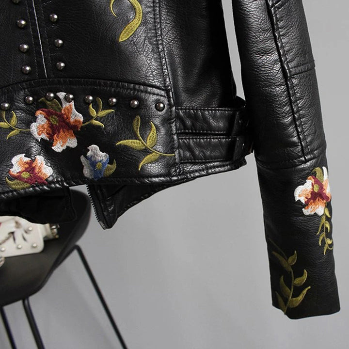 Alexa™ - Cropped Jacket with Floral Print