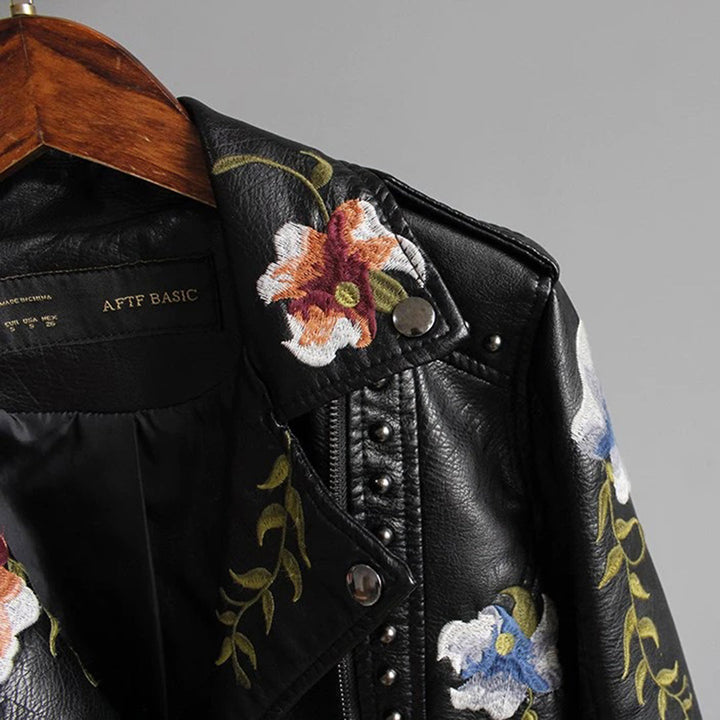 Alexa™ - Cropped Jacket with Floral Print