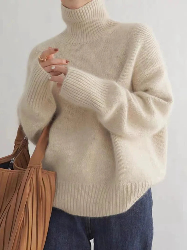 Lisette Turtleneck Cashmere Sweater Cairns Closet