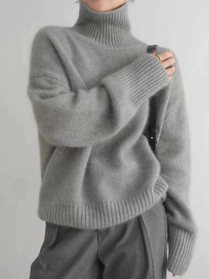 Lisette Turtleneck Cashmere Sweater Cairns Closet