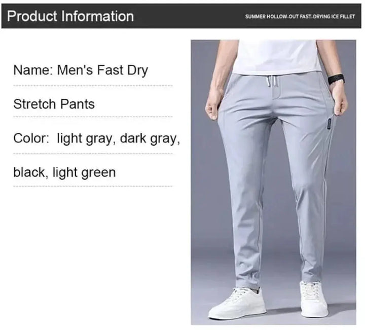 Stretch Pants - Quick-drying stretch pants for men Cairns Closet