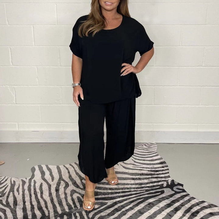 Ensemble décontracté deux pièces pour femme | Coupe ample