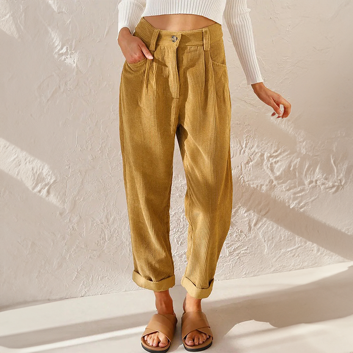 ELENA BELCCINI CASUAL CORDUROY PANTS CC101