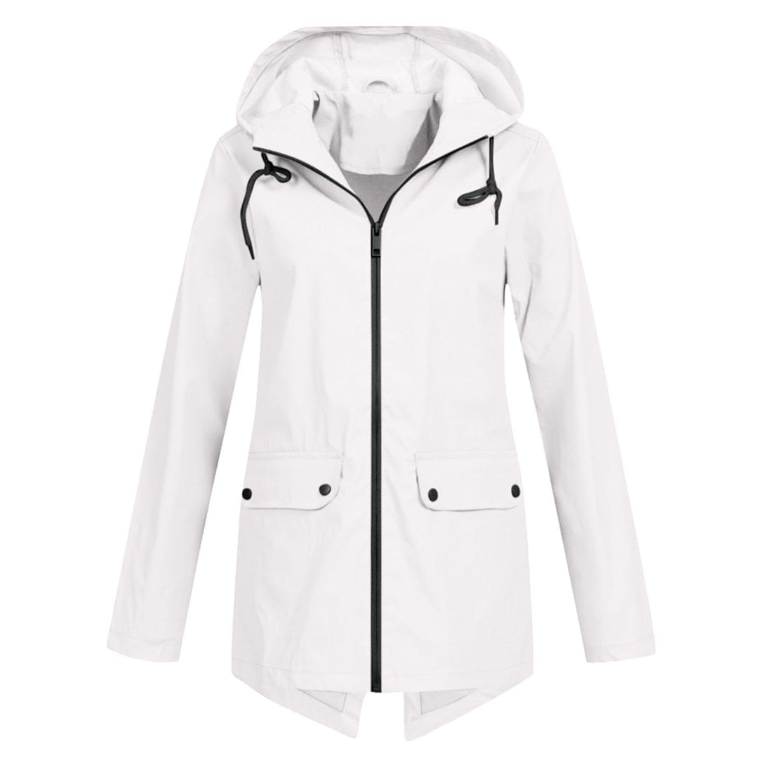 Women's Waterproof Hooded Jacket, Lightweight