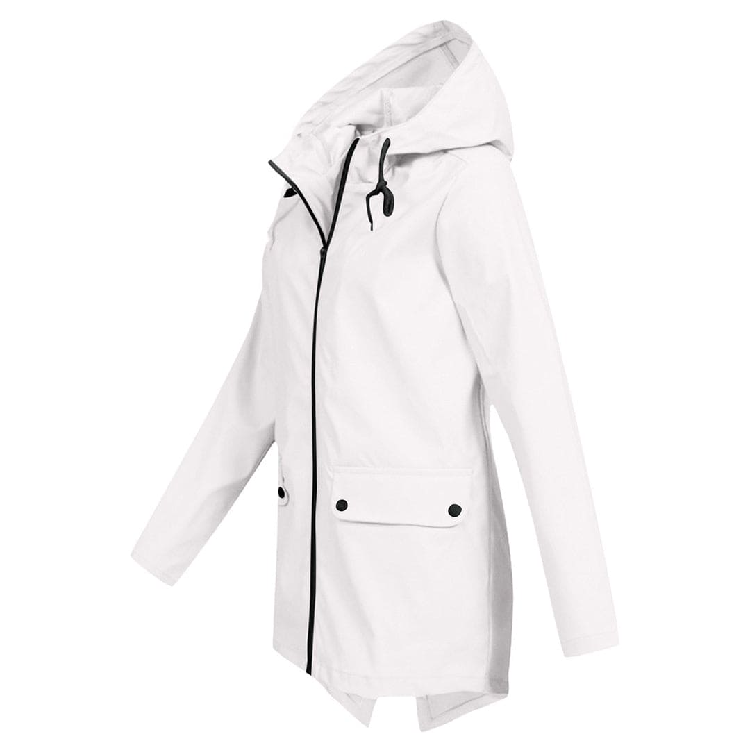 Women's Waterproof Hooded Jacket, Lightweight
