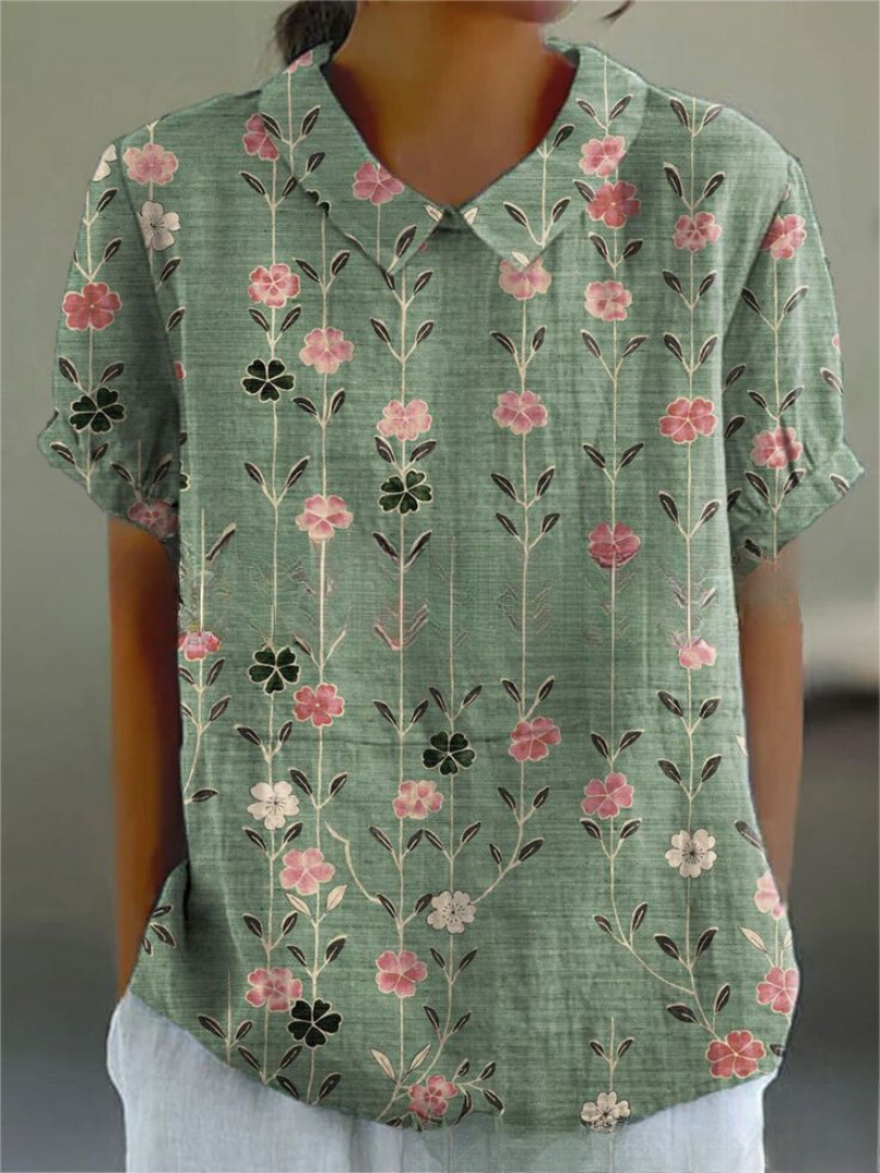 Flora™ -  Casual Floral Blouse