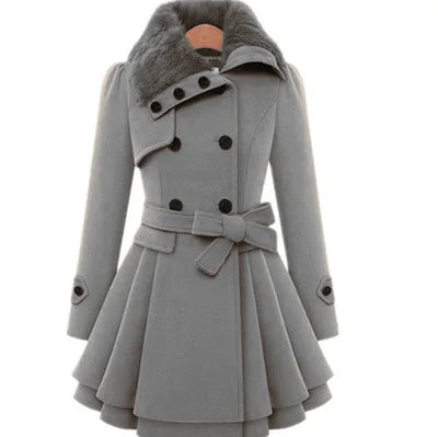 Marry Winter Slim Long Wool Sherpa Coat Cairns Closet