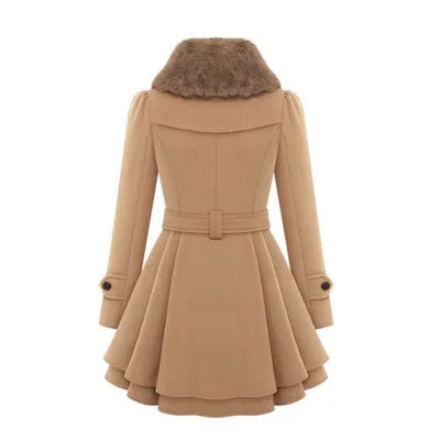 Marry Winter Slim Long Wool Sherpa Coat Cairns Closet