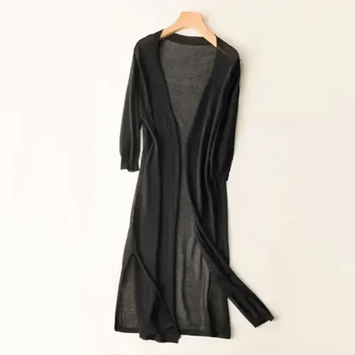 Women’s Lightweight Long Cardigan | Elegant Design
