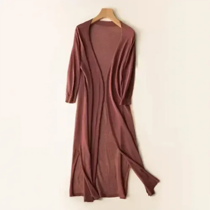 Women’s Lightweight Long Cardigan | Elegant Design
