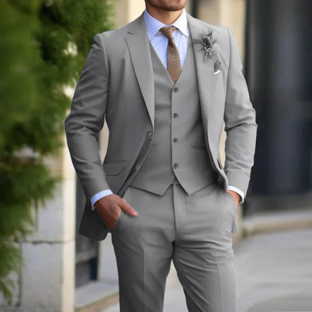 Men’s Stylish Wedding Suit | 3-Piece