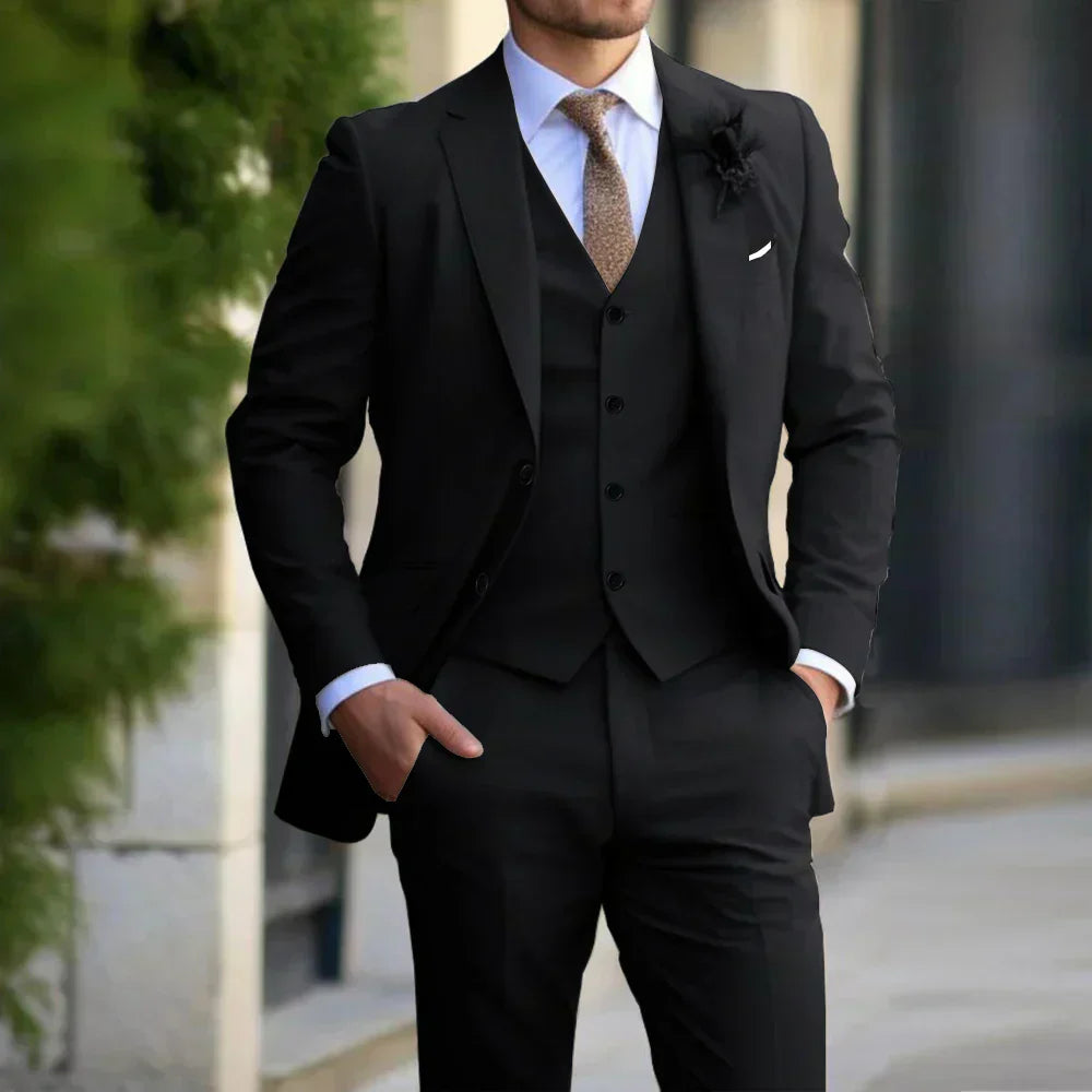 Men’s Stylish Wedding Suit | 3-Piece