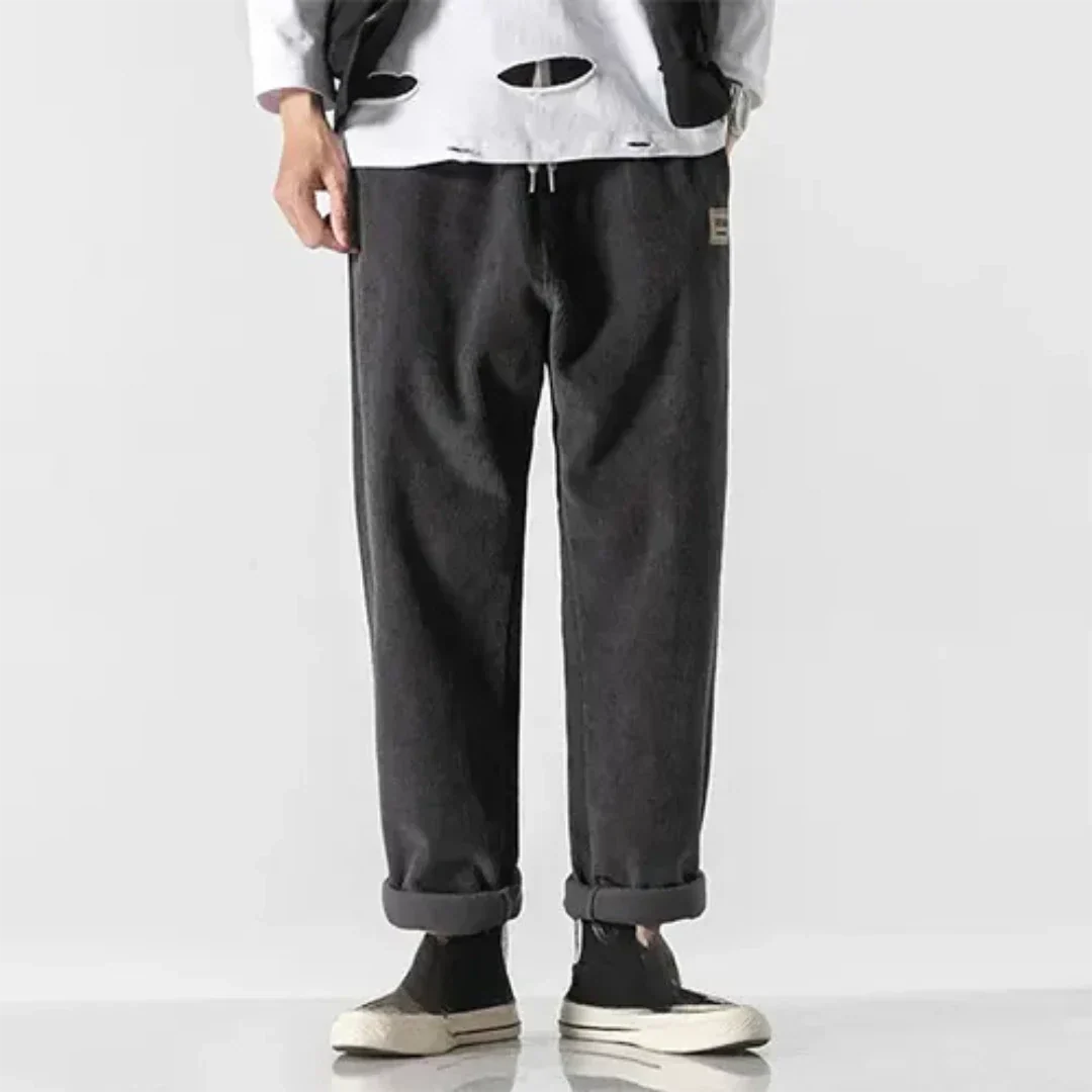 Men's Casual Extra Large Cord Pants | Comfortable Fit