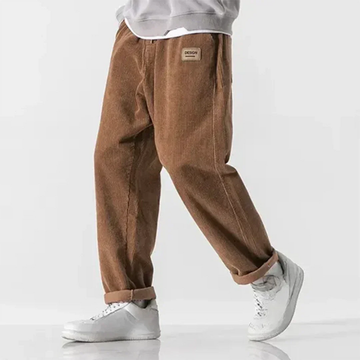 Men's Casual Extra Large Cord Pants | Comfortable Fit