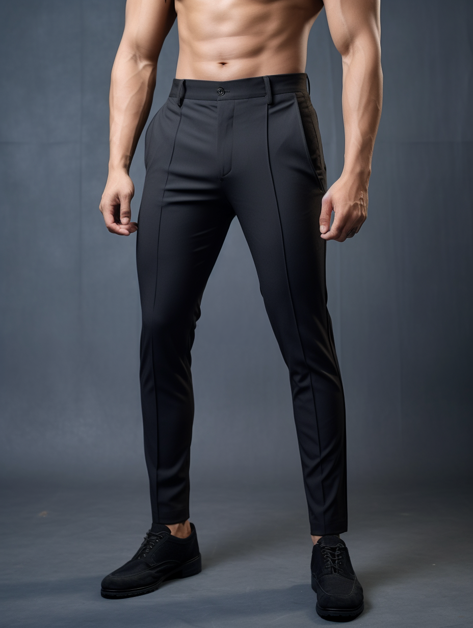 Novate: Wrinkle-Free Slim Fit Trousers Cairns Closet