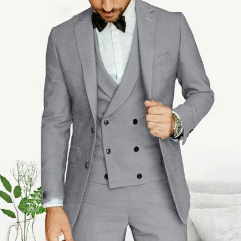 Men’s Classic Three-Piece Suit Set | Formal