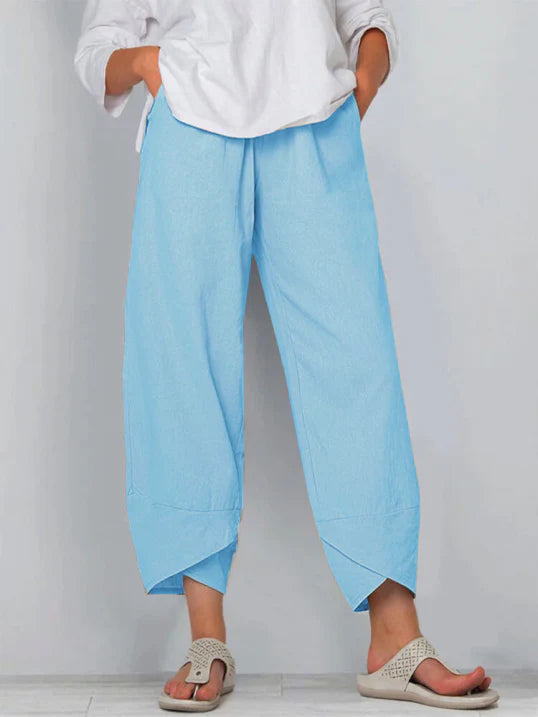 Pantalons Cropped Légers, Tenue Estivale Élégante