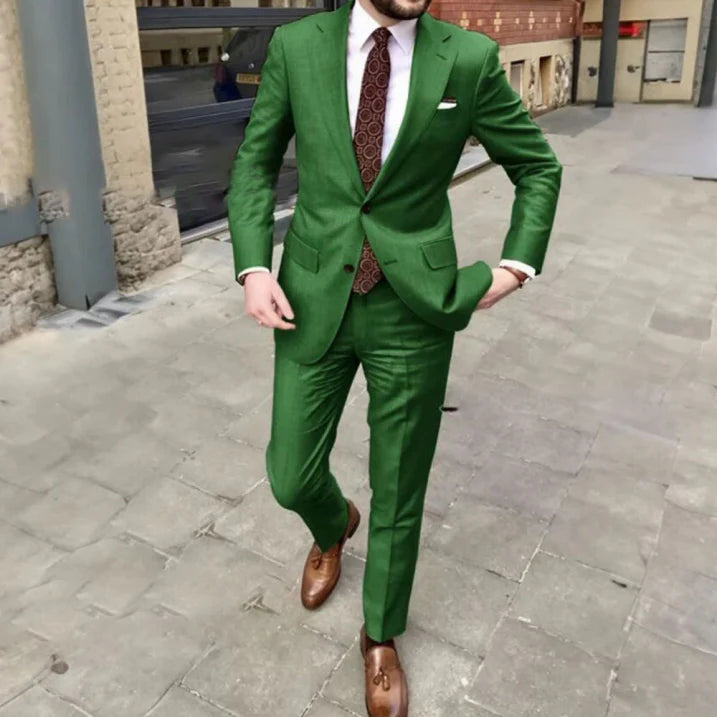 Men's Stylish Wedding Suit, 2-Piece