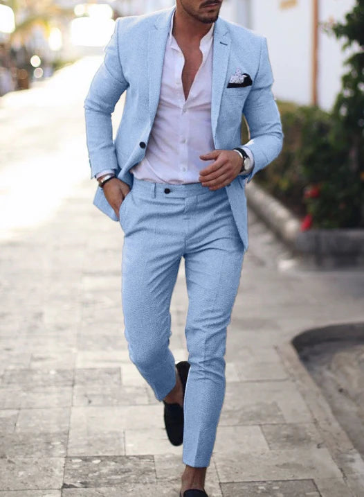 Men's Stylish Summer Suit | Blazer and Trousers