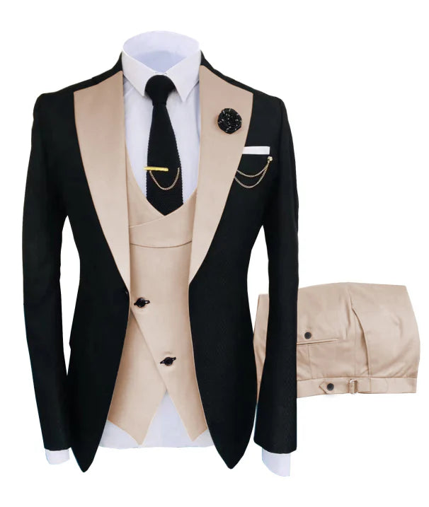 Men’s Elegant 3-Piece Suit | Formal