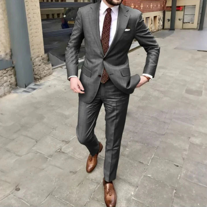 Men's Stylish Wedding Suit, 2-Piece