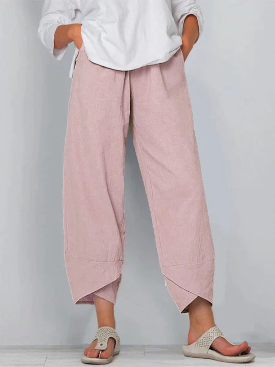 Pantalons Cropped Légers, Tenue Estivale Élégante