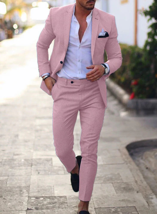 Men's Stylish Summer Suit | Blazer and Trousers