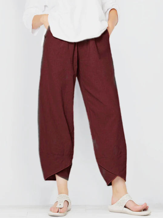 Pantalons Cropped Légers, Tenue Estivale Élégante