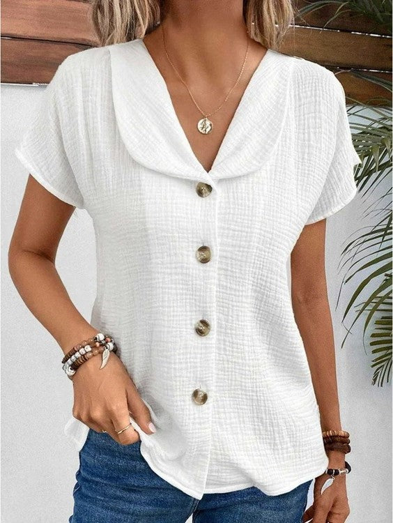 Alayna™ - The Airy Wrap Blouse Cairns Closet