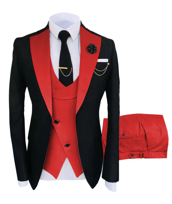 Men’s Elegant 3-Piece Suit | Formal