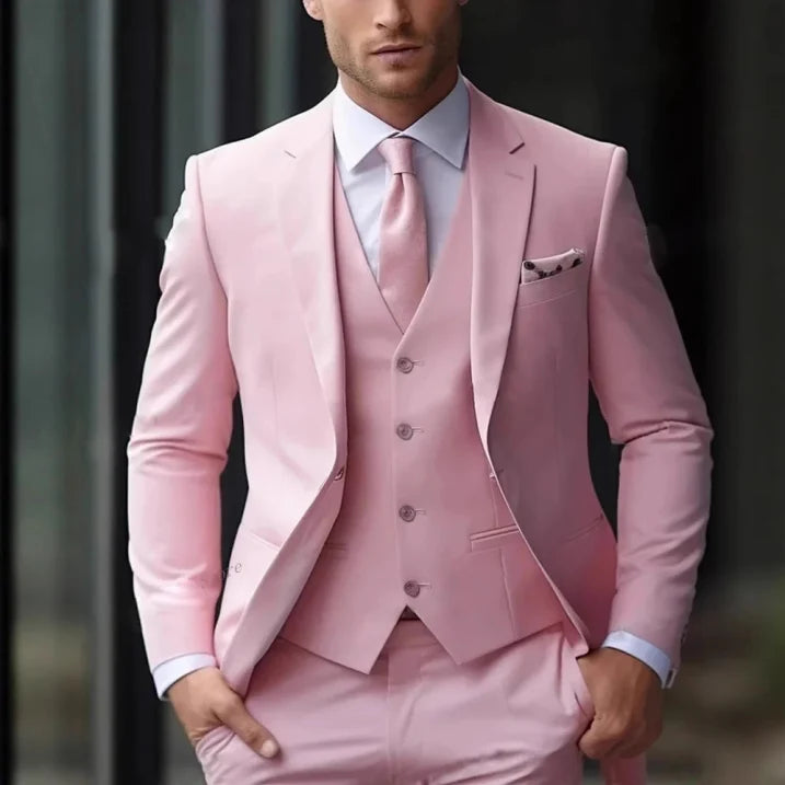 Men's Elegant 3-Piece Suit | Classic