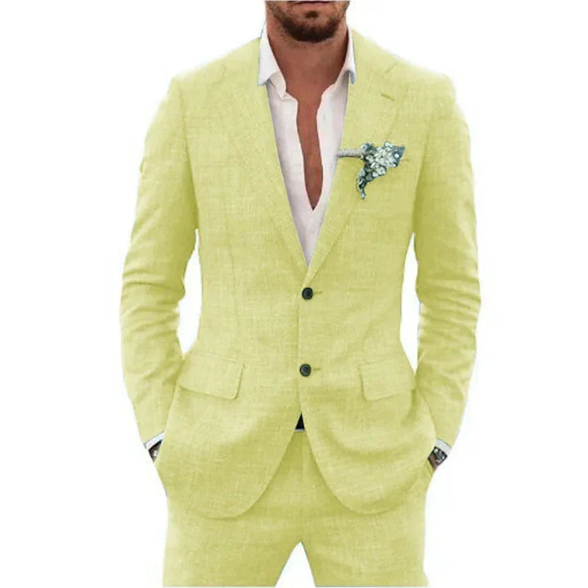 Men's Lightweight Summer Suit, Stylish Design