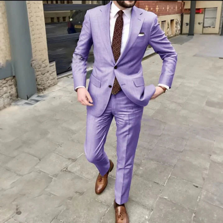 Men's Stylish Wedding Suit, 2-Piece