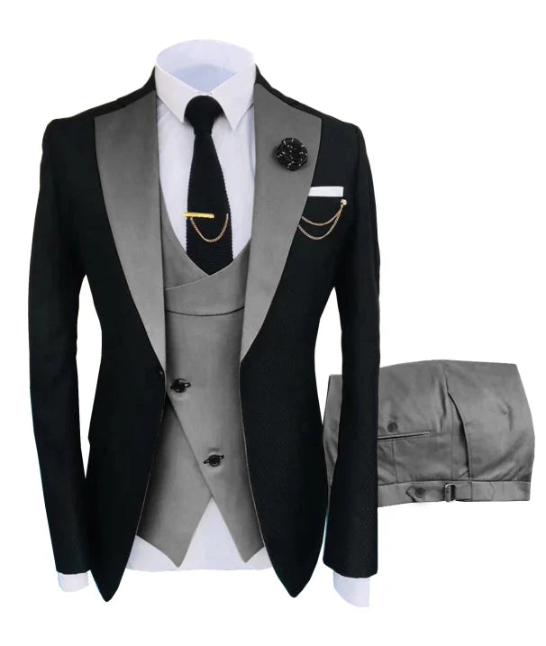Men’s Elegant 3-Piece Suit | Formal