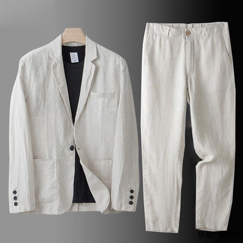 Classic Men's Wedding Suit, Light Fabric