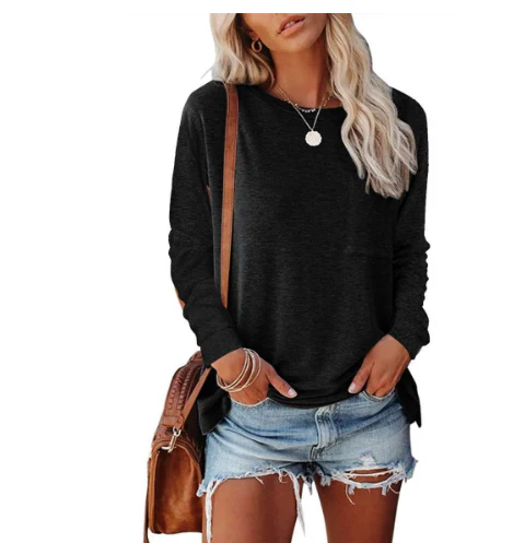 Women’s Casual Loose Sweatshirt | Round Neck