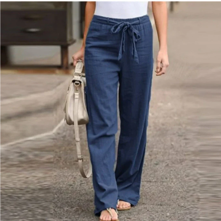Women’s Trendy Long Pants with Belt | Stylish