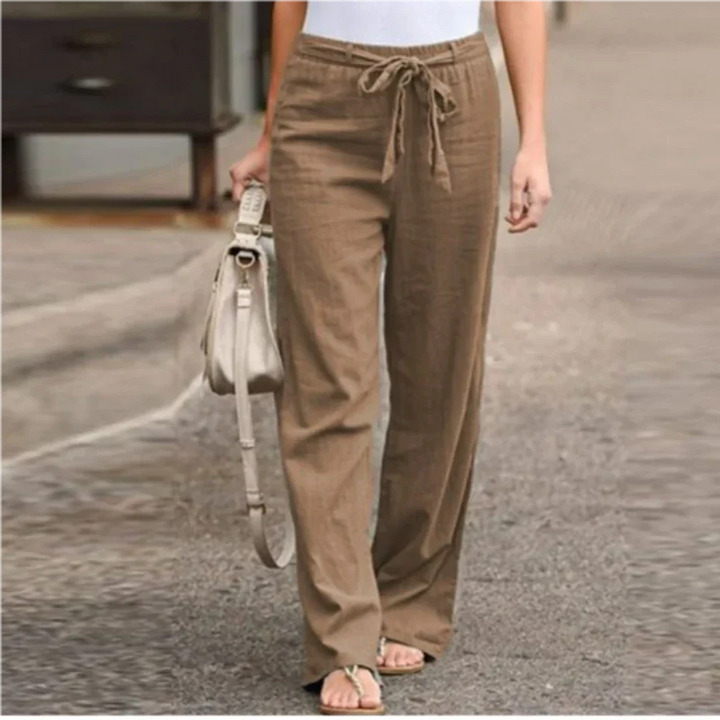 Women’s Trendy Long Pants with Belt | Stylish