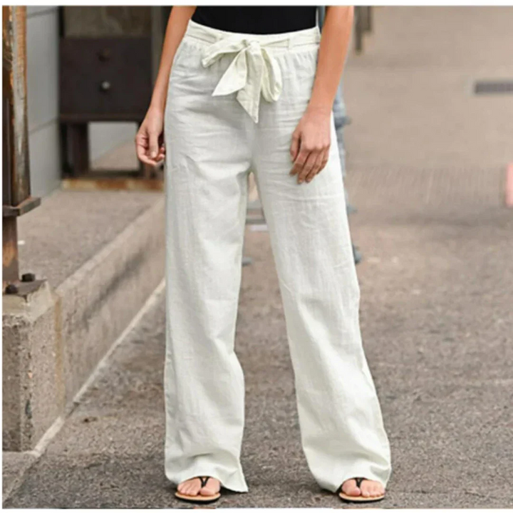 Women’s Trendy Long Pants with Belt | Stylish