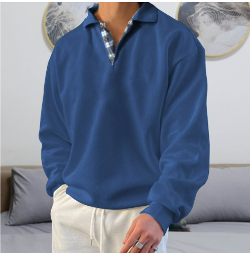 Men's Stylish Casual Sweater, Collared