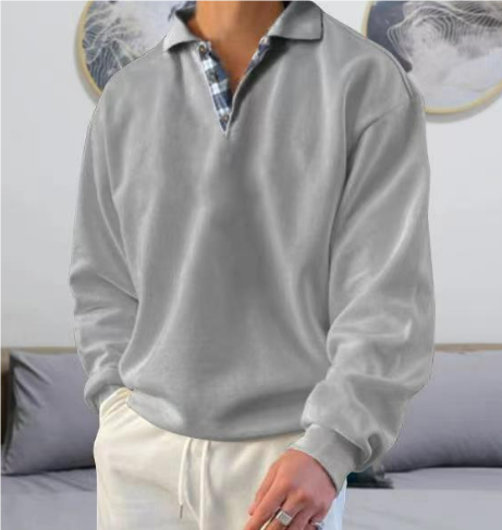 Men's Stylish Casual Sweater, Collared