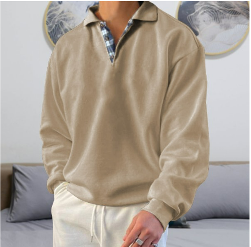Men's Stylish Casual Sweater, Collared