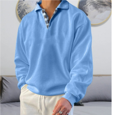Men's Stylish Casual Sweater, Collared